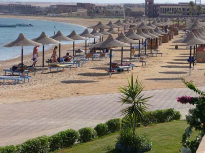 Strand in Sahl Haschisch bei Hurghada Ägypten 